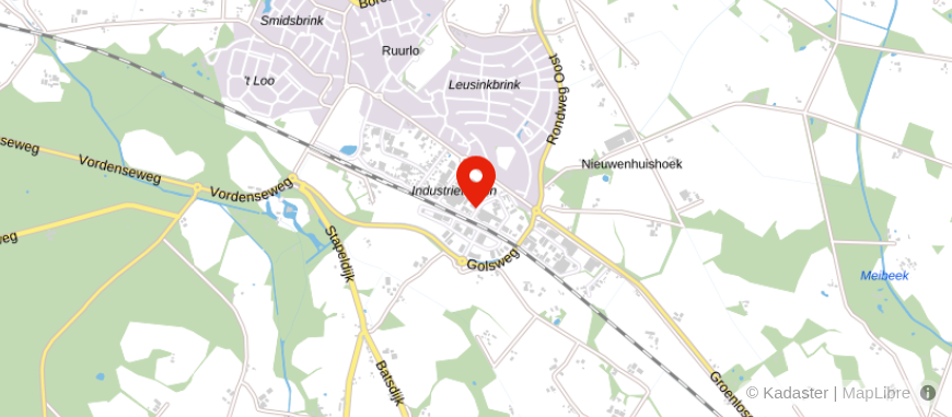 Locatie van Administratie- en Belastingadviesbureau Hissink
