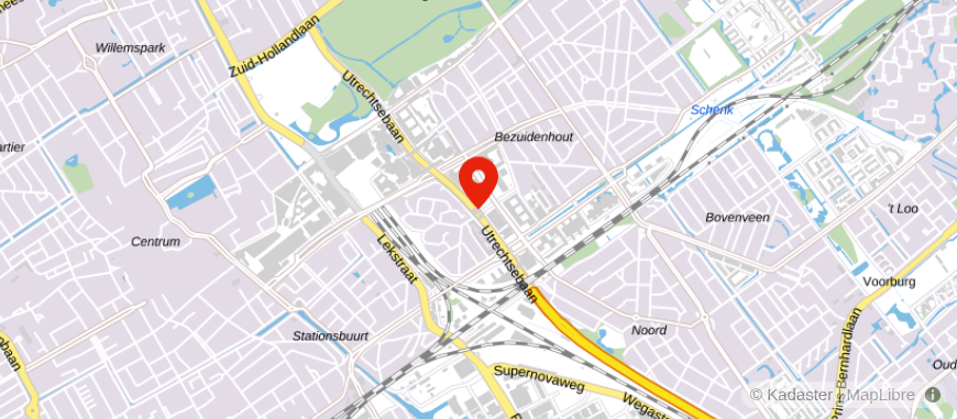 Locatie van De Taxatheek Den Haag B.V.