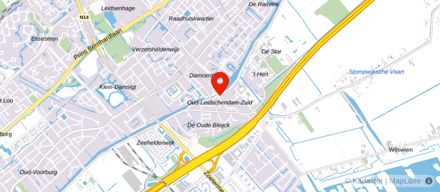 Locatie van De Hypotheker Leidschendam