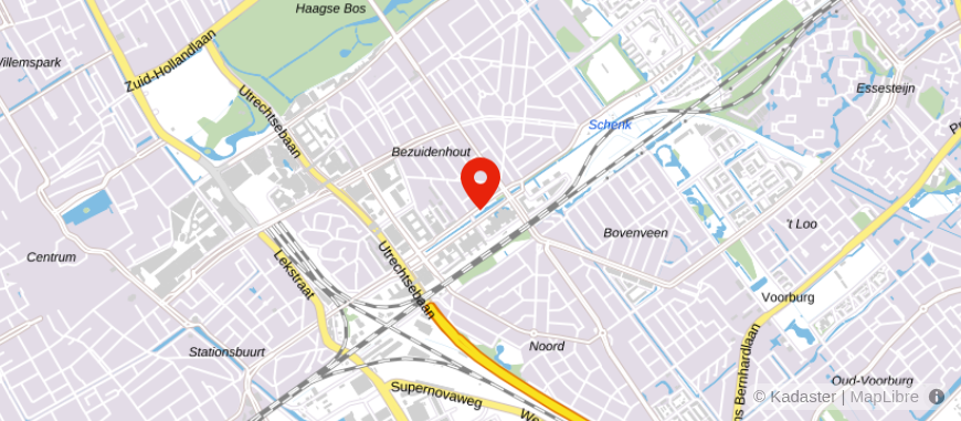 Locatie van Langezaal