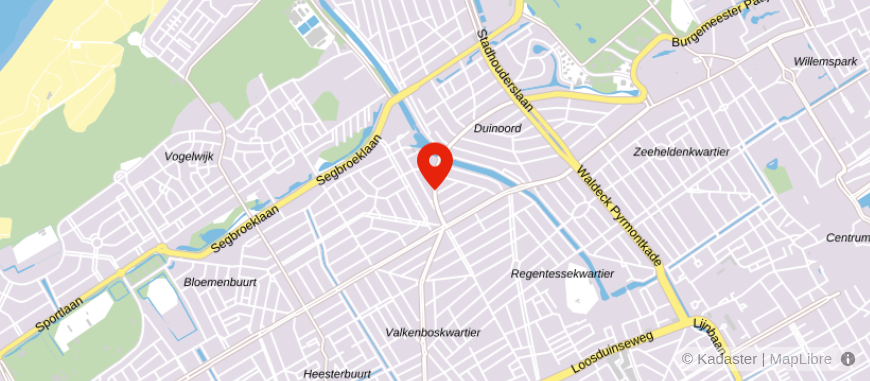 Locatie van Zeilstra Makelaars