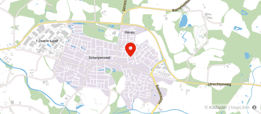 Locatie van Avizo Scherpenzeel
