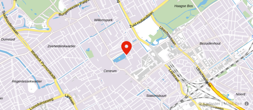 Locatie van Van Lanschot Den Haag