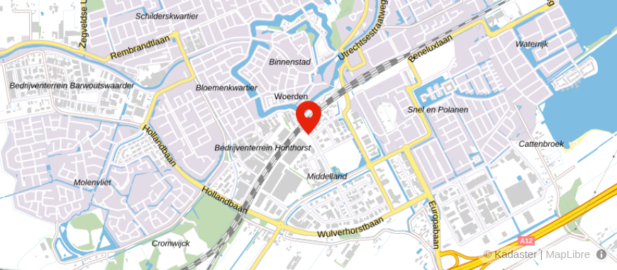 Locatie van Credion Woerden