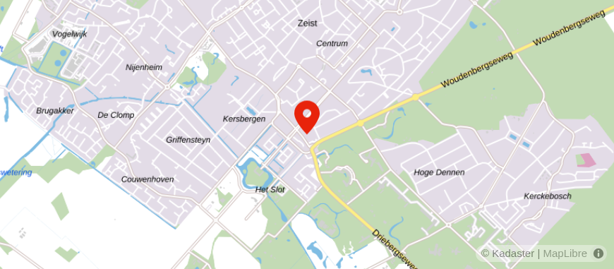 Locatie van Lampe Laroche Zeist