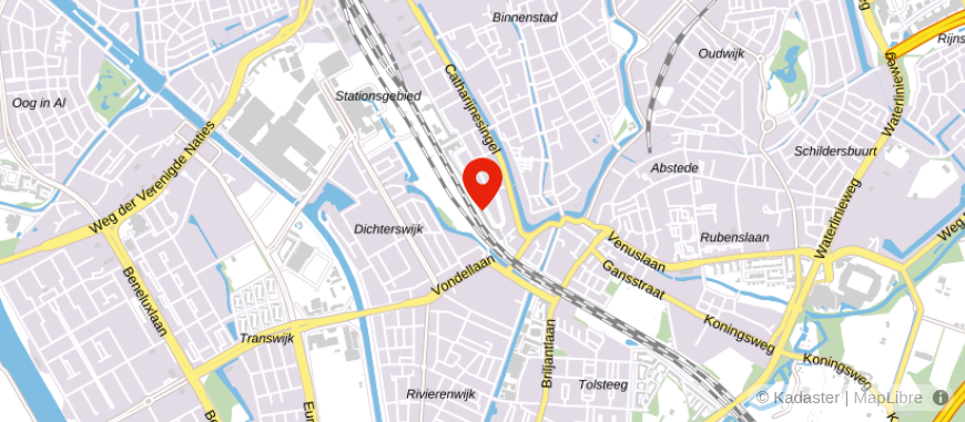 Locatie van Q Scheidingsadviseurs Utrecht
