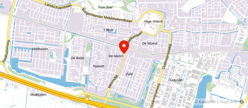 Locatie van De Hypotheekshop Utrecht, Vleuten-De Meern