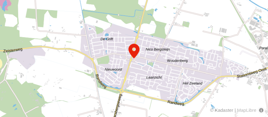 Locatie van Molenbeek makelaars Woudenberg