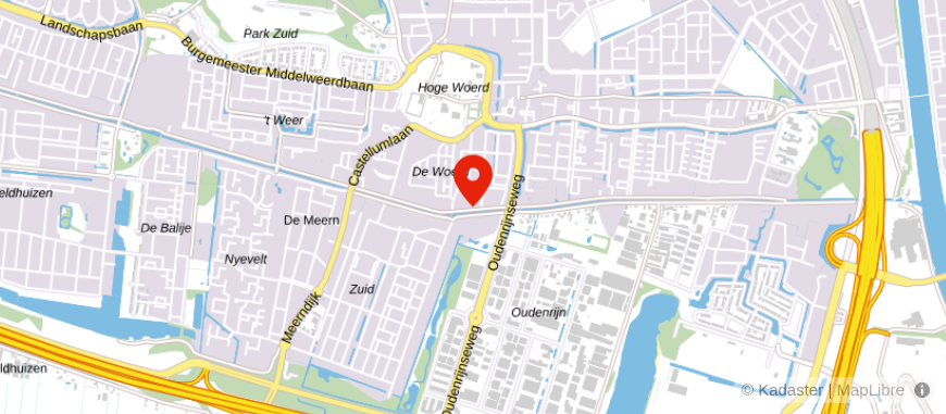Locatie van Bos Advies en Hypotheken