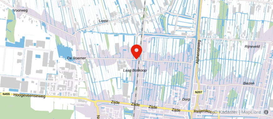 Locatie van Adm. en Assurantie kantoor Bakhuyzen
