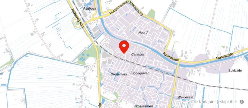 Locatie van Vreeken & Meijer ERA Makelaars