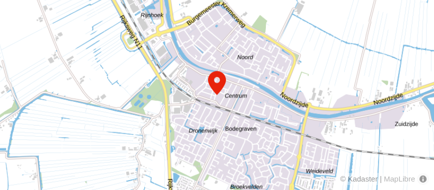 Locatie van VMD Koster Bodegraven