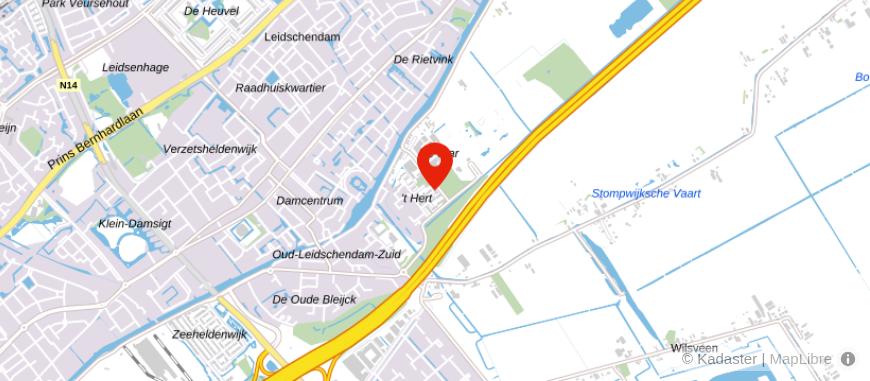 Locatie van Sanders Hypotheken