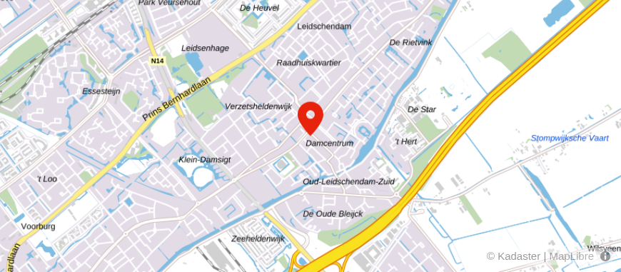 Locatie van RE/MAX Adviseurs Leidschendam