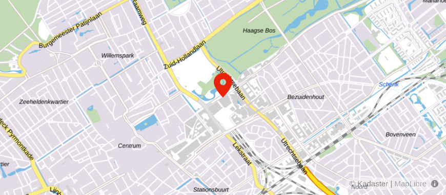 Locatie van Notarissen Pels Rijcken & Droogleever Fortuijn