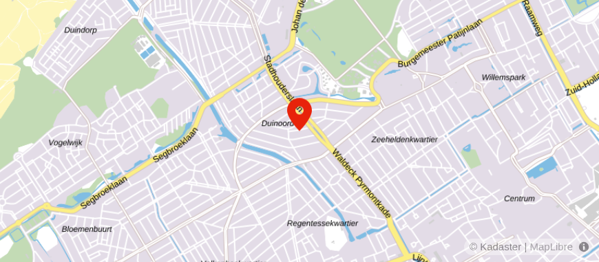 Locatie van Stokman Van Duren NVM makelaars-taxateurs
