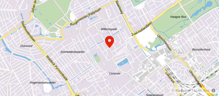 Locatie van Het HypotheekAdviesHuis Den Haag