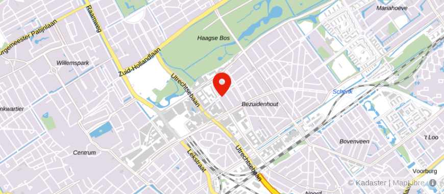 Locatie van ASN Bank Den Haag