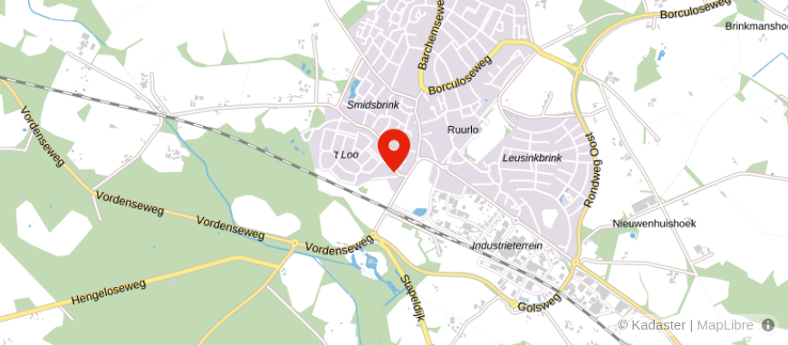 Locatie van Leussink Financieel Advies