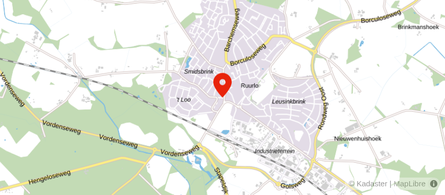 Locatie van Univé Oost Ruurlo