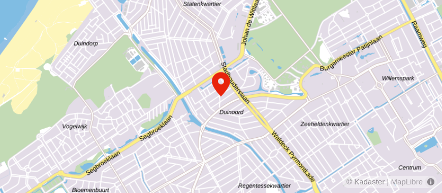 Locatie van René de Jonge Financieel Adviseurs