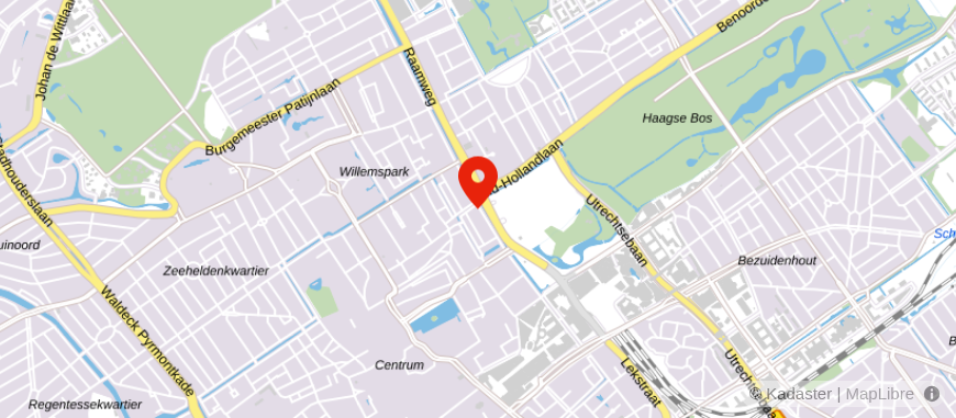 Locatie van Sprangers Van den Ende