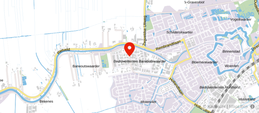 Locatie van Breeze Administratie en advies