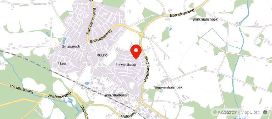 Locatie van Van Woudenberg Belastingadviseurs
