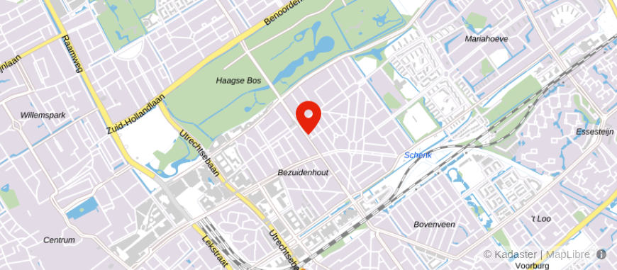 Locatie van De Hypotheekshop Den Haag - Haagse Hout