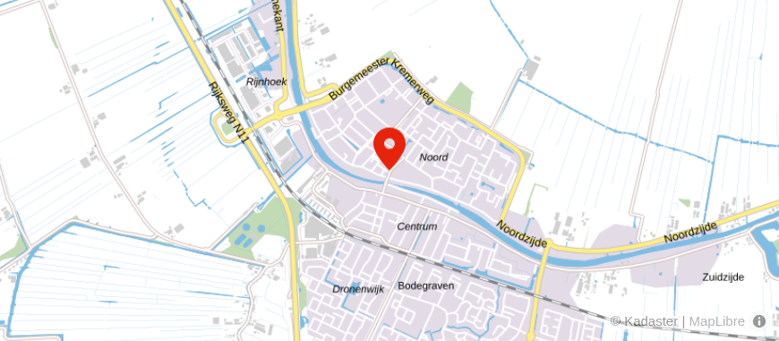 Locatie van De Hypotheekshop Bodegraven
