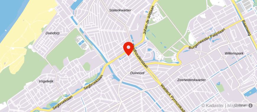 Locatie van De Hypotheker Den Haag Valeriusstraat