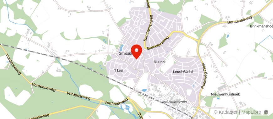 Locatie van Steentjes Ruurlo