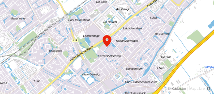 Locatie van Ruitenburg adviseurs accountants