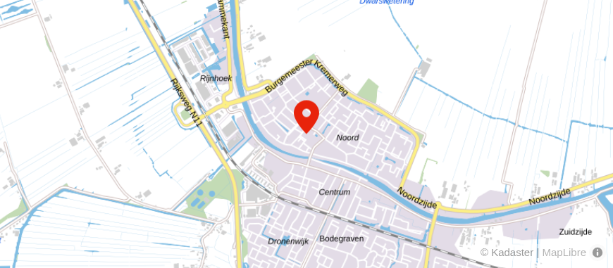 Locatie van Veldsink - Domburg