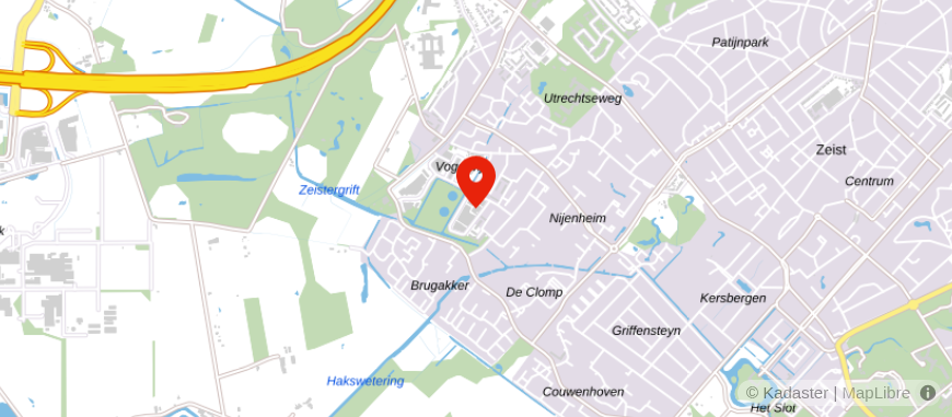 Locatie van NBC De Haas Van de Goor & Partners