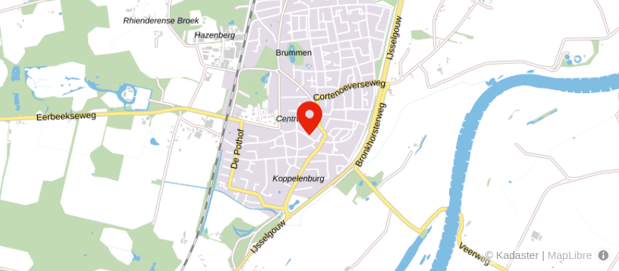 Locatie van IJsselborg Hendriks