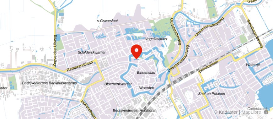 Locatie van Westdam Netwerk Notarissen