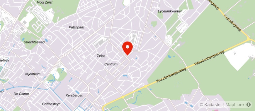 Locatie van De Hypotheker Zeist