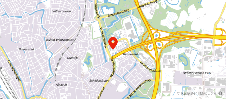 Locatie van Munters Adviesgroep BV