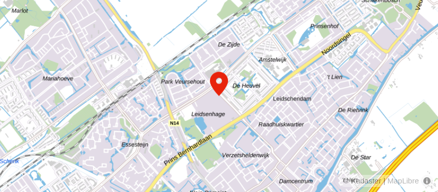 Locatie van ING Bank Leidschendam