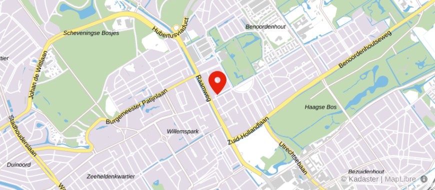 Locatie van Bakker & Luyt Caminada B.V.
