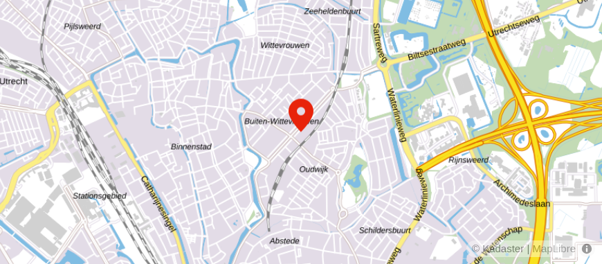 Locatie van Beumer Utrecht