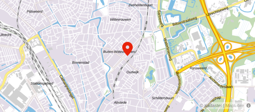 Locatie van Waltmann Makelaars en Bedrijfshuisvesting