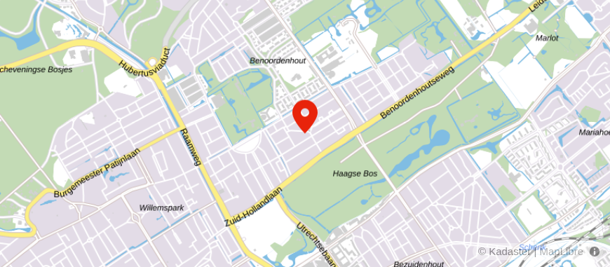 Locatie van Olsthoorn NVM Makelaars Haagse Hout