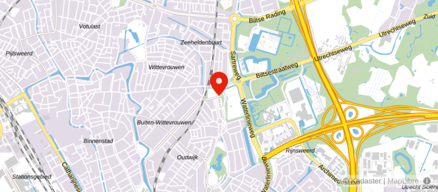 Locatie van Bas Poelstra Uitvaarten