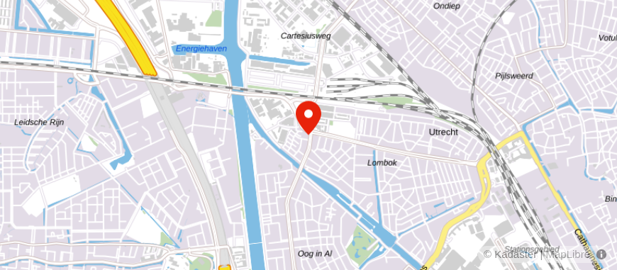 Locatie van Van Bruggen Utrecht