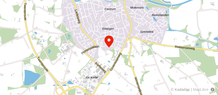 Locatie van Bennink Assurantie- en Hypotheekadviseurs 