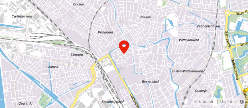 Locatie van De Hypotheker Utrecht St. Jacobsstraat
