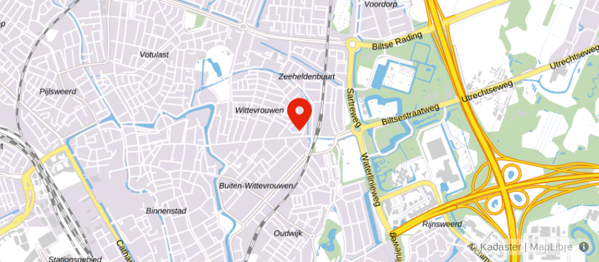 Locatie van De Bree Makelaars