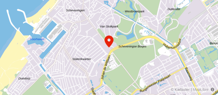Locatie van Baker Tilly Berk Den Haag